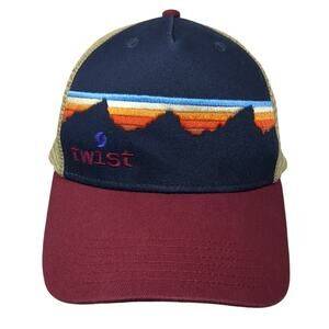 Twist Snapback Trucker Hat Multicolor One Size Mesh Back Embroidered Locale